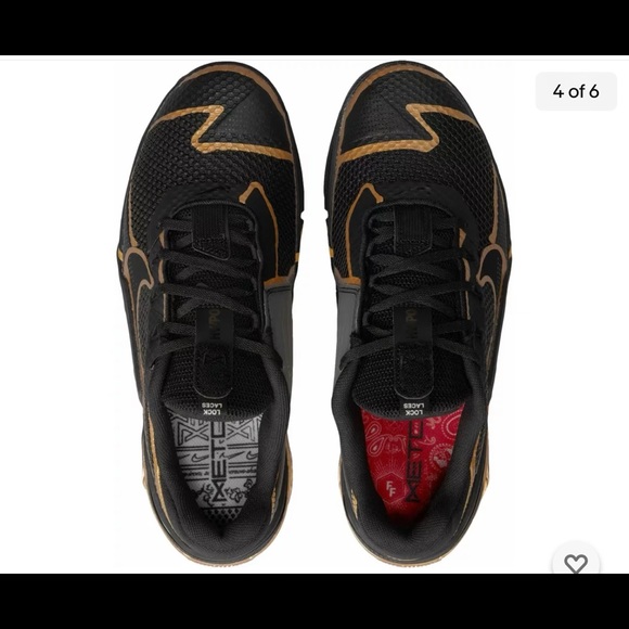 Nike Metcon 7 Mat Fraser Black & Gold CrossFit Sneakers *NIB* - Picture 9 of 10